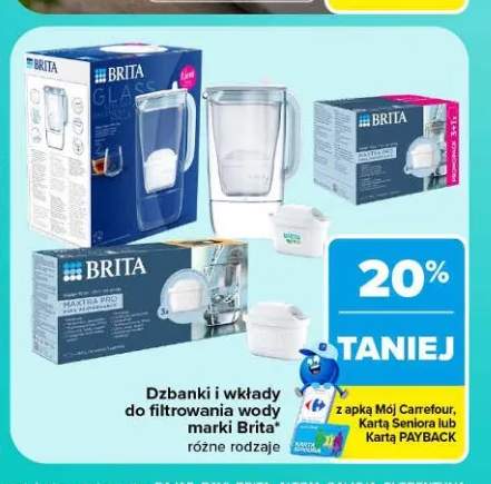 Dzbanki i wkłady do filtrowania wody Brita