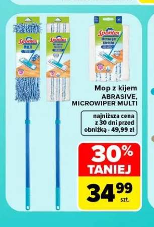 Mop z kijem Spontex Abrasive +1 wariant