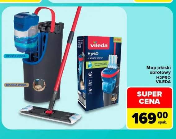 Mop płaski obrotowy H2Pro Vileda