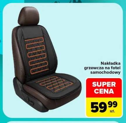 Nakładka grzewcza na fotel samochodowy