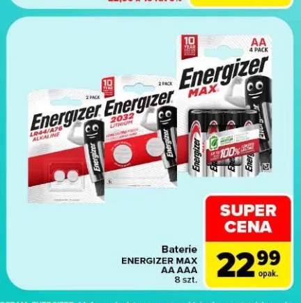 Baterie Energizer Max Aa +1 wariant
