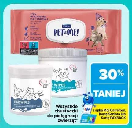 Chusteczki do pielęgnacji zwierząt +3 warianty