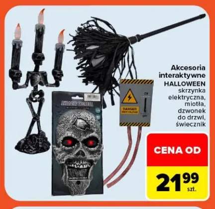 Akcesoria interaktywne Halloween skrzynka elektryczna +3 warianty