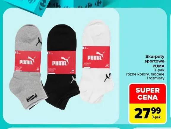 Skarpety sportowe Puma 3-pak