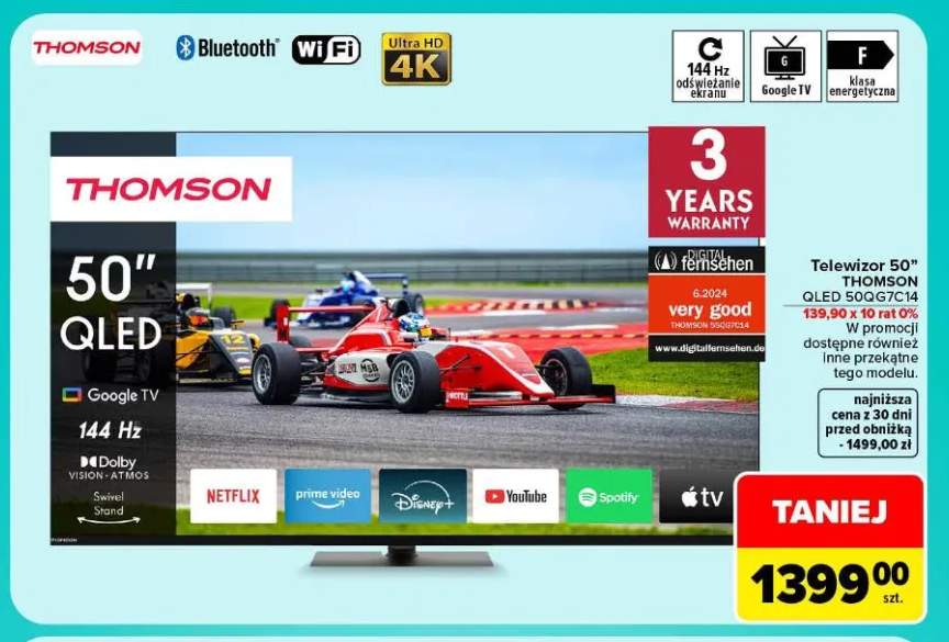 Telewizor 50" Qled 50QG7C14 Thomson