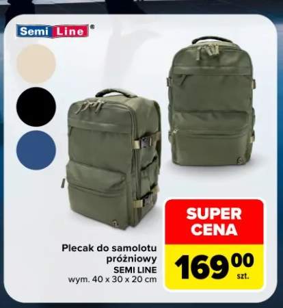 Plecak do samolotu próżniowy Semi Line