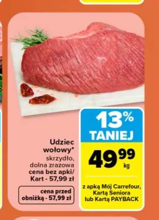 Udziec wołowy skrzydło