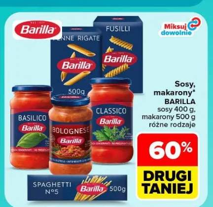 Sos Barilla Basilico +5 wariantów