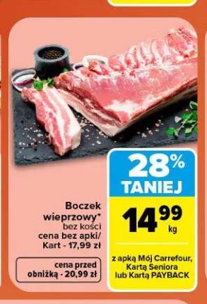 Boczek wieprzowy bez kości