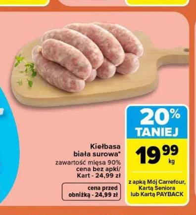 Kiełbasa biała surowa