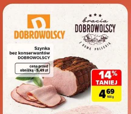 Szynka bez konserwantów Dobrowolscy