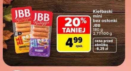Kiełbaski mini bez osłonki JBB 180 g