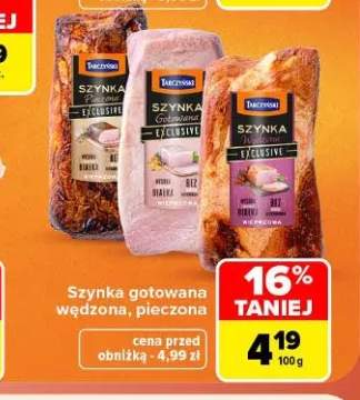 Szynka gotowana Tarczyński +2 warianty