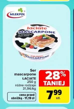 Ser mascarpone Łaciate