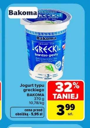 Jogurt typu greckiego Bakoma