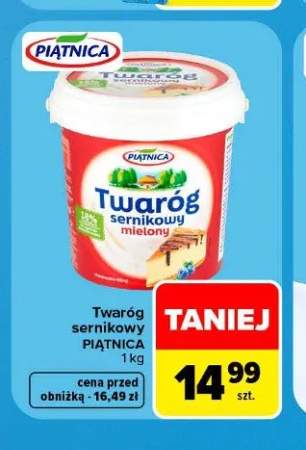 Twaróg sernikowy Piątnica