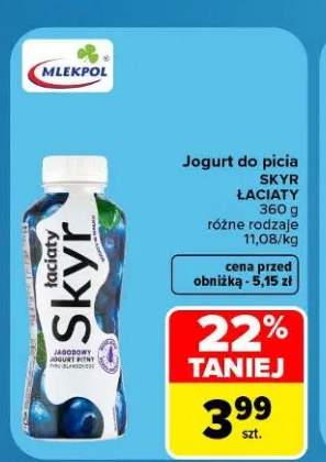Jogurt do picia Skyr Łaciaty