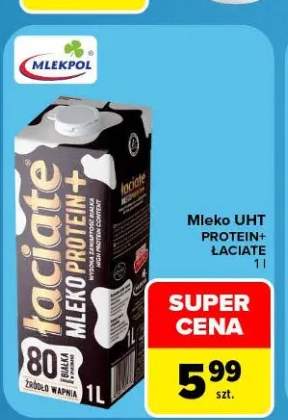 Mleko UHT Protein+ Łaciate