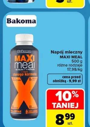 Napój mleczny Maxi Meal Bakoma
