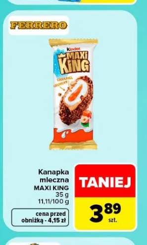 Kanapka mleczna Maxi King Ferrero