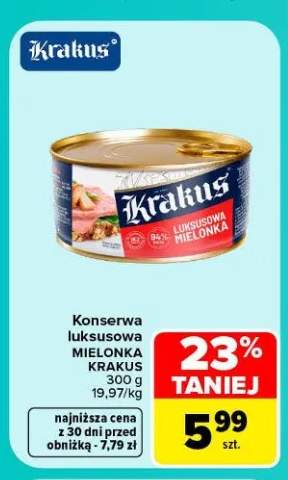 Konserwa luksusowa mielonka Krakus
