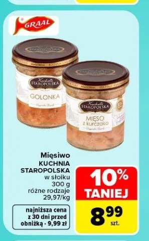 Mięsiwo Kuchnia Staropolska w słoiku golonka +1 wariant