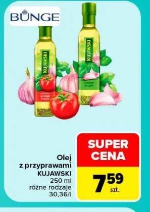 Olej rzepakowy z przyprawami Kujawski pomidor czosnek bazylia +1 wariant