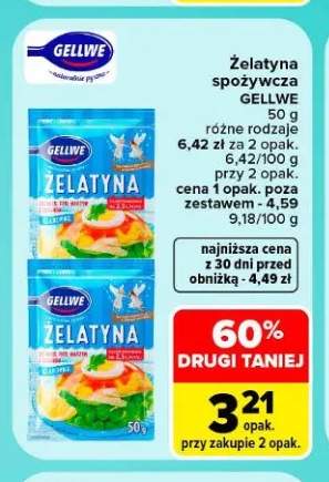 Żelatyna spożywcza Gellwe