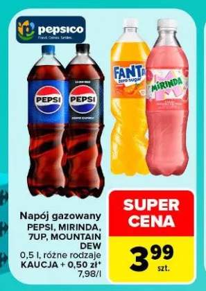 Napój gazowany Mirinda +3 warianty
