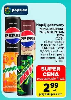 Napój gazowany Mirinda +3 warianty