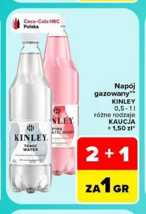 Napój gazowany Kinley Pink Aromatic Berry +1 wariant