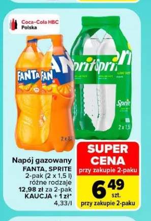Napój gazowany Fanta 2-pak +1 wariant