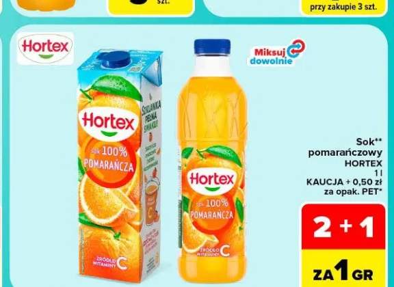 Sok pomarańczowy Hortex