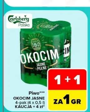 Piwo Okocim 4-pak