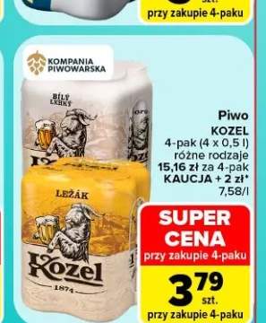 Piwo Kozel 4-pak