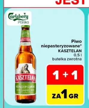 Piwo niepasteryzowane Kasztelan