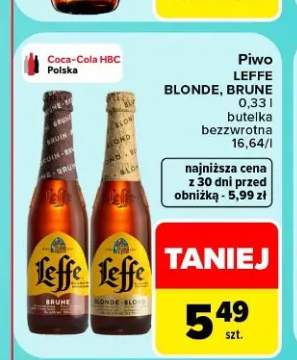 Piwo Leffe Blonde +1 wariant