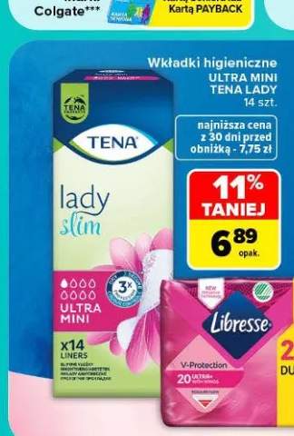 Wkładki higieniczne Ultra Mini Tena Lady