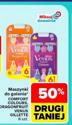 Maszynki do golenia Venus Comfort Dragonfruit Gillette 6 szt. +1 wariant