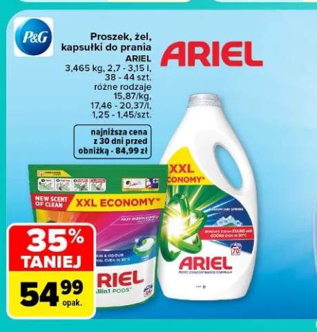 Żel do prania Ariel +2 warianty