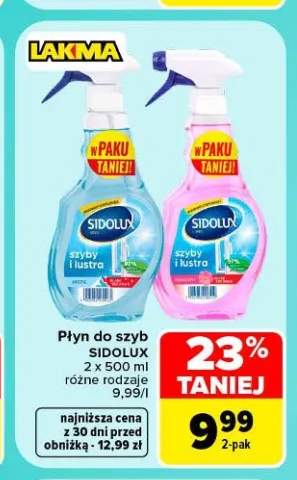 Płyn do szyb Sidolux 2-pak