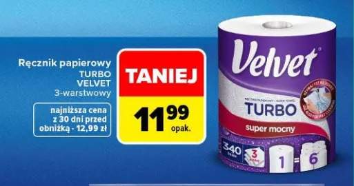 Ręcznik papierowy Turbo Velvet 3-warstwowy