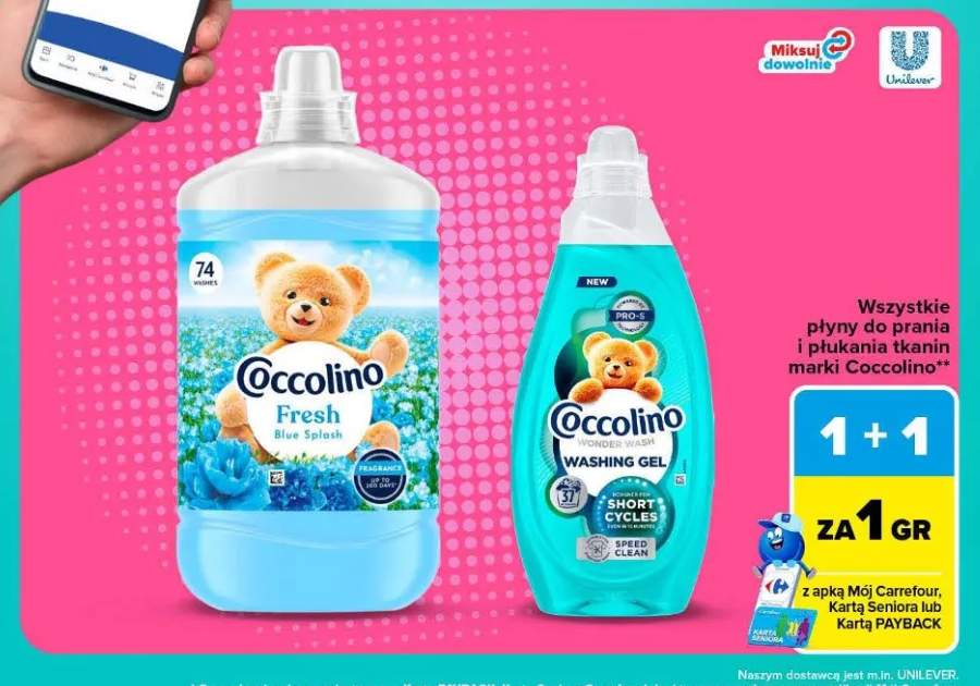 Żel do prania Coccolino Wonder Wash +2 warianty