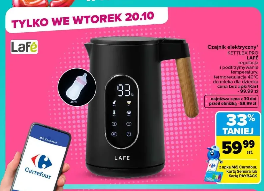 Czajnik elektryczny Kettlex Pro Lafé