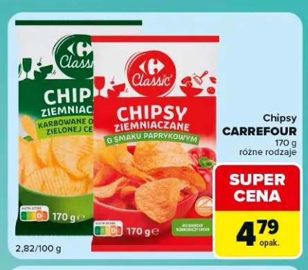 Chipsy ziemniaczane Carrefour