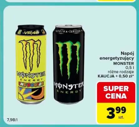 Napój energetyzujący Monster Energy +1 wariant