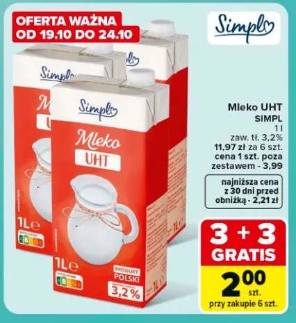 Mleko UHT Simpl 3,2%