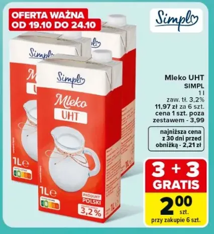Mleko UHT Simpl 3,2%