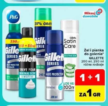 Pianka do golenia Gillette +1 wariant