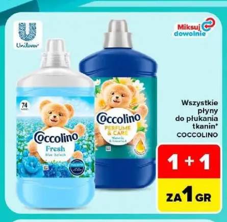 Płyn do płukania tkanin Perfume & Care Waterlily & Grapefruit Coccolino +2 warianty